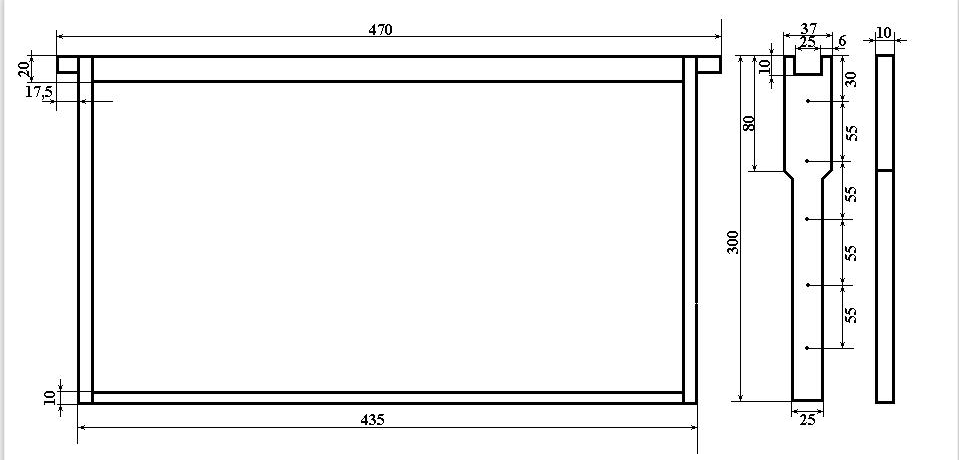 Рамки для ульев размеры и чертежи стандарт